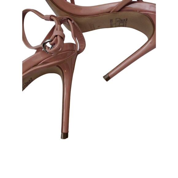 Zara Womens  Pink  Ankle Strap Sandals Heels Sz 8 - Picture 7 of 11
